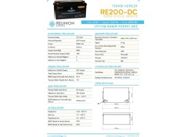 Resim 12V 200 Amper Lityum Akü 