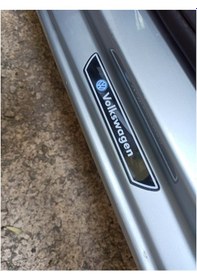 Resim Volkswagen Cc Piano Black Kapı Eşiği 4'lü Set 