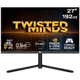 Resim Twisted Minds 27” TM27FHD192IPS FHD 192HZ 0.5MS HDMI DP HDR400 FAST IPS ÇERÇEVESİZ GAMING MONİTÖR 