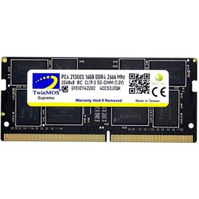 Resim TwinMOS Sodimm 16 GB 2666MHz DDR4 Notebook Ram 