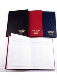 Resim Özkan Cari Hesap defteri 12X17 80 Yap Dik Cilt bezli lacivert 