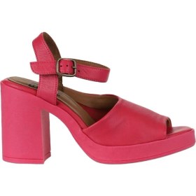 Resim Bueno Shoes Fuşya Deri Kadın Topuklu Sandalet 01WY12303 01WY12303 