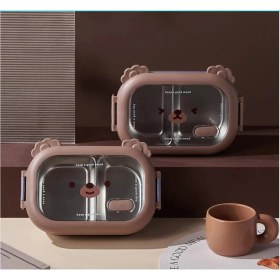 Resim MiraLive Bölmeli Paslanmaz Çelik Yemek Kutusu 