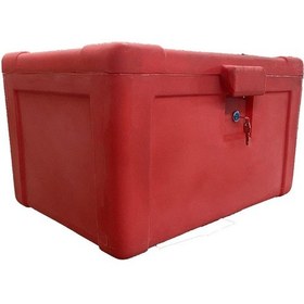 Resim Motosiklet Servis Kurye Çantası Nano Kırmızı 90 Litre. Kilitli Kö 