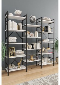 Resim Oertha Kitaplık - Beyaz 