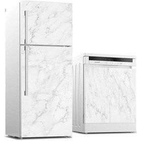 Resim Buzdolabı Ve Bulaşık Makinası Beyaz Eşya Sticker Kaplama Beyaz Me (498531480) 