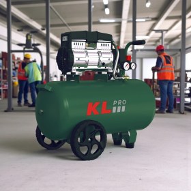 Resim KL Pro KLK50SH 8 Bar 50 Litre 2hp Sessiz ve Yağsız Hava Kompresörü 