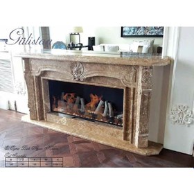 Resim Gülistan Model Odunlu Şömine 