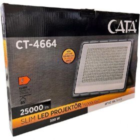 Resim Cata 300 Watt Platinum Projektör CT-4664 Beyaz Isik 