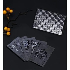 Resim Karokstore Siyah Kaplama Iskambil Oyun Kartı 