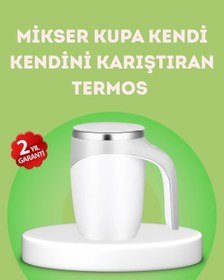 Resim Elektrikli Otomatik Karıştırıcı 304 Paslanmaz, Usb Şarjlı, Taşınabilir Renkli 