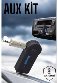 Resim Belirtilmemiş Tüm Araçlara Uyumlu Aux Car Bluetooth Kablosuz Araç Bağlantı Kiti 