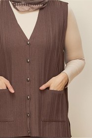 Resim Alvina BÜYÜK BEDEN TRİKO YELEK 20857 