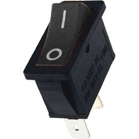 Resim Ic-114 Dar Işıksız Anahtar On-Off Siyah Renk 
