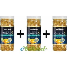 Resim 3 Adet - Aksu Vital Shiffa Home Omega 3- 200 Kapsül X 3- 1000 Mg 