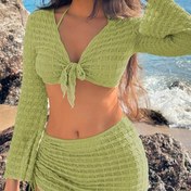 Resim Kadınlar İçin Avrupa ve Amerikan Modası Plaj Bikini 