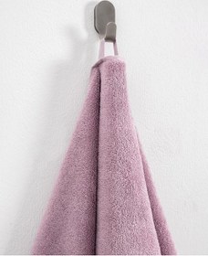 Resim Ladin Pamuk Banyo Havlusu 70x140 Mürdüm 