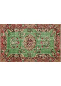Resim Özel Vintage Eskitme El Dokuma Halı 159 X 250 Cm 9134 