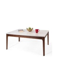 Resim Soft Ceviz Orta Sehpa Beyaz 