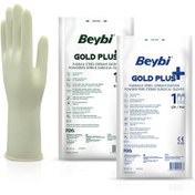 Resim Beybi Gold Plus Pudrasız Steril Cerrahi Eldiven No 8.0 20'Li 