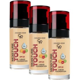 Resim Moisture Foundation No: 108 - Hyaluronik Asitli Nemlendirici Fondöten Spf 20-30 Ml 3 Paketi 0 