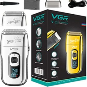 Resim Cdwishbest Kırmızı Stil Vgr Şarj Edilebilir 3 Vitesli Sakal ve Saç Elektrikli Tıraş Makinesi Erkekler Için Kel Kafa Tıraş Makinesi Berber Elektrikli Tıraş Makinesi Ekstra Mesh ile (Yurt Dışından) 