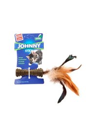 Resim Gigwi Kedi Oyuncağı Johnny Stick Catnipli Doğal Kahverengi Tek Tüylü 