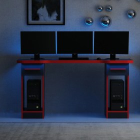 Resim X-Force Phoenix 2 Çekmeceli Oyuncu Masası Rgb LED Işıklı - Set 2 