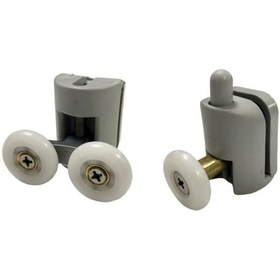 Resim Duşakabin Tekerleği Rulman 2 Li Set Gri Teker Çapı 22 Mm 