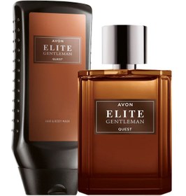 Resim Avon Elite Gentleman Quest Erkek Parfüm ve Saç Vücut Şampuan Paketi 