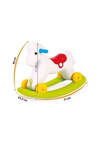 Resim Dolu Sallanan Tekerlekli At 