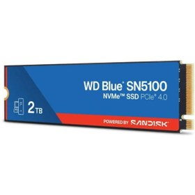 Resim Wd Blue Sn5100 2tb Wds200t5b0e 7100/6700mb/s Pcıe Gen 4.0 M.2 2280 Nvme Ssd 2 Tb 