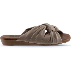 Resim Bueno Shoes Gri Deri Kadın Düz Terlik 01WU8800 01WU8800 