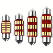 Resim 10 adet Brightech LED Araba İç Mekan Dome Işıkları, Beyaz C5W C10W 4014, 31mm 36mm 39mm 41mm, Otomatik Okuma Festoon Işıkları, Sert Kablolama, ≤36V Çalışma Gerilimi 