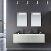 Resim Orka Lisbon 132 Cm Mdf Mat Kaşmir Banyo Dolabı Takımı Çok Renkli 