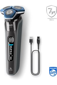 Resim Philips Shaver Series 7000 SkinIQ Teknolojisine Sahip Erkekler için Islak ve Kuru Tıraş makinesi 