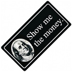 Resim Show Me Money Yazılı Sök-tak-pratik Vantuzlu Yeni Nesil Dekor P 