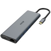 Resim Akasa USB 3.2 Gen1 Type C 14 in 1 Çoklayıcı Dönüştürücü Çevirici 