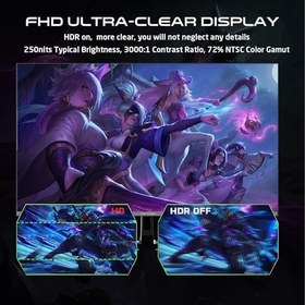 Resim Gameon Pro GOPS27180VA 27" 0.5ms 180Hz VA Full HD Gaming (Oyuncu) Monitör 