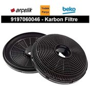 Resim Arçelik Uyumlu P 18 Yck (8861041100) Davlumbaz Karbon Filtre 9197060046 - 441272741 
