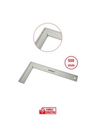 Resim Alüminyum Marangoz Gönye 500 Mm Profesyonel Ölçüm Ve Hizalama Aleti 