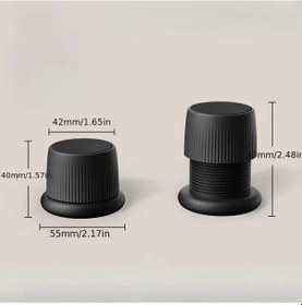 Resim Fochsia Siyah 2'li Başlık Kaymayan Pedi 1.6-2.6 Inch Ayarlanabilir Yatak Stabilizatörü 