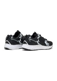 Resim Tonny Black Siyah Cilt Faylon Taban Bağcıklı Spor Ayakkabı Siyah | Unisex 
