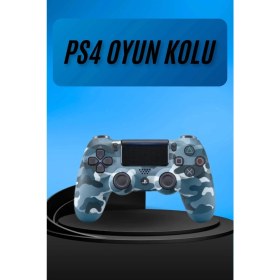 Resim Ps4 Joystick Oyun Kolu Titreşimli Uzun Pil Ömrü USB Şarj Kablolu 