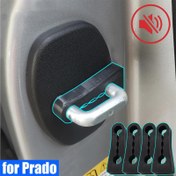 Resim Land Cruiser Prado J120 J150 için Kapı Kilidi Tamponu, Ses Yalıtımı, Sessiz, Kırıltı Sesini Engelleyici Mühür 