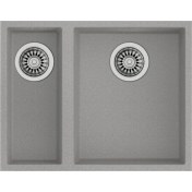 Resim Teka SQUARE 560 TG STONE GREY Tezgahaltı Granit Eviye Gri 56 cm 115260030 