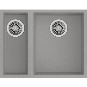 Resim Teka SQUARE 560 TG STONE GREY Tezgahaltı Granit Eviye Gri 56 cm 115260030 