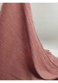 Resim Bürümcüklü Müslin Kumaş Pembe 