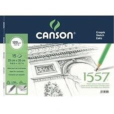 Resim Nacario Canson 1557 Resim Çizim Blok 120GR 25X35 15YP Spiralli Resim Defteri 