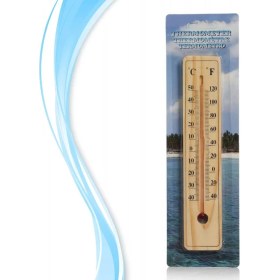 Resim Pratik Ahşap Oda Termometresi 